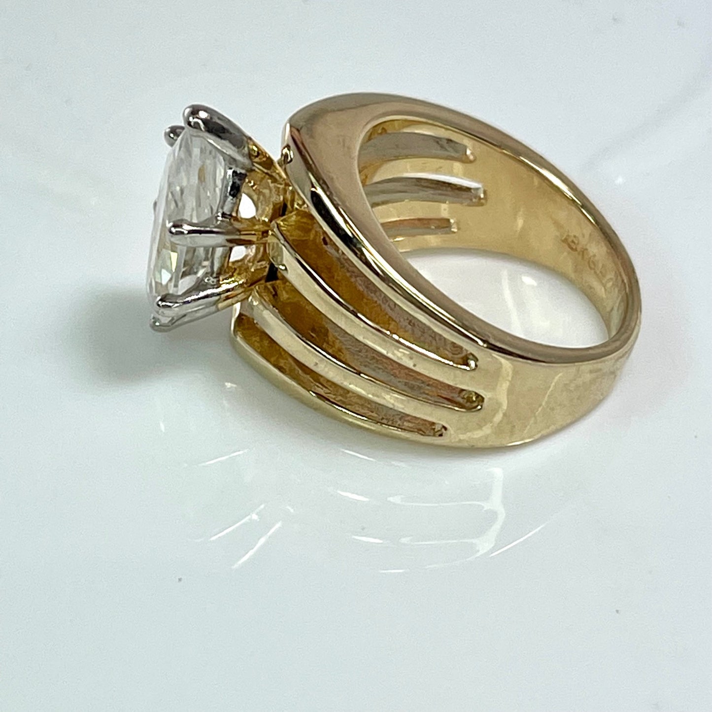 7 ct. Cubic Zirconia Statement Engagement Ring R1941