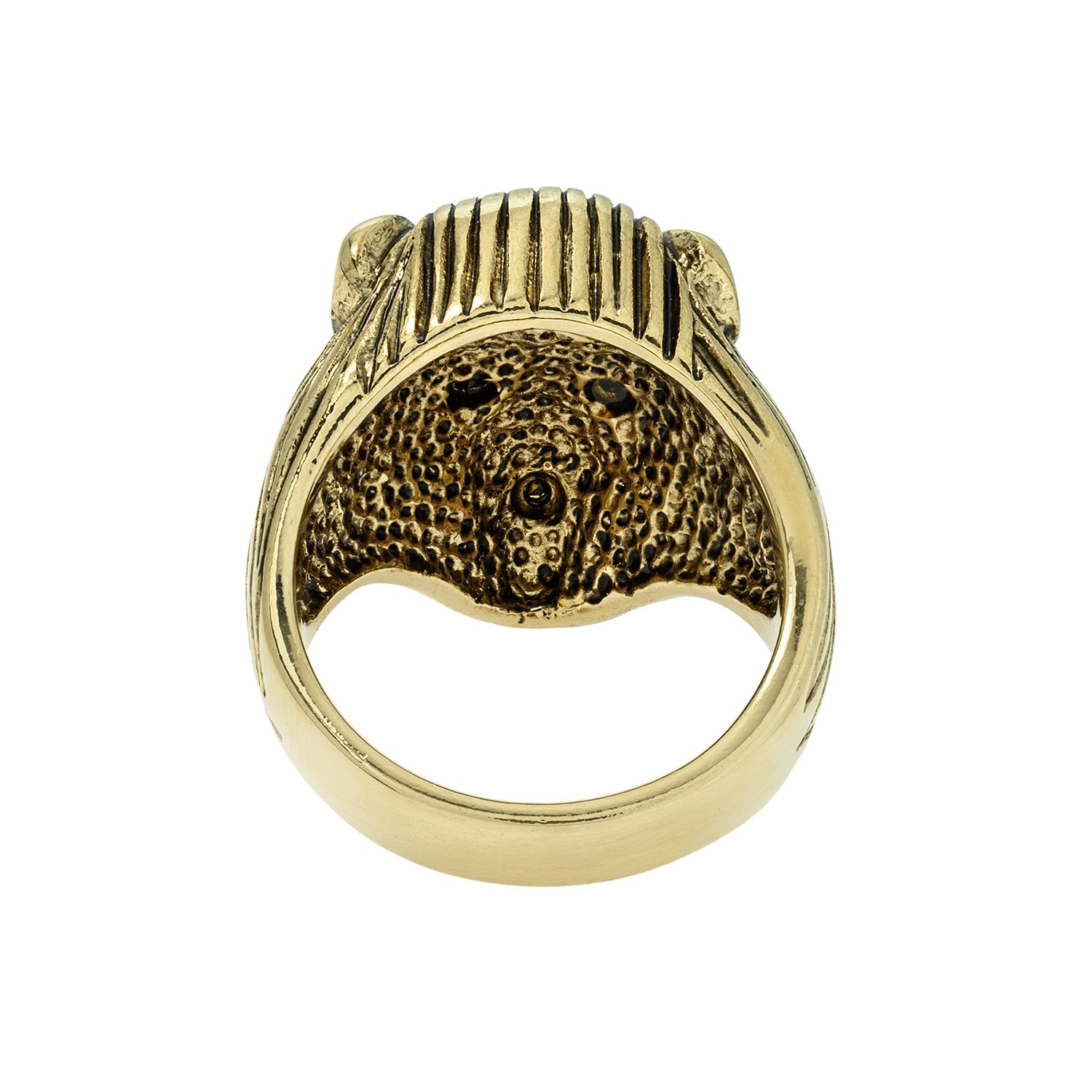 Vintage Zodiac Birthstone Lion Ring Made in the USA