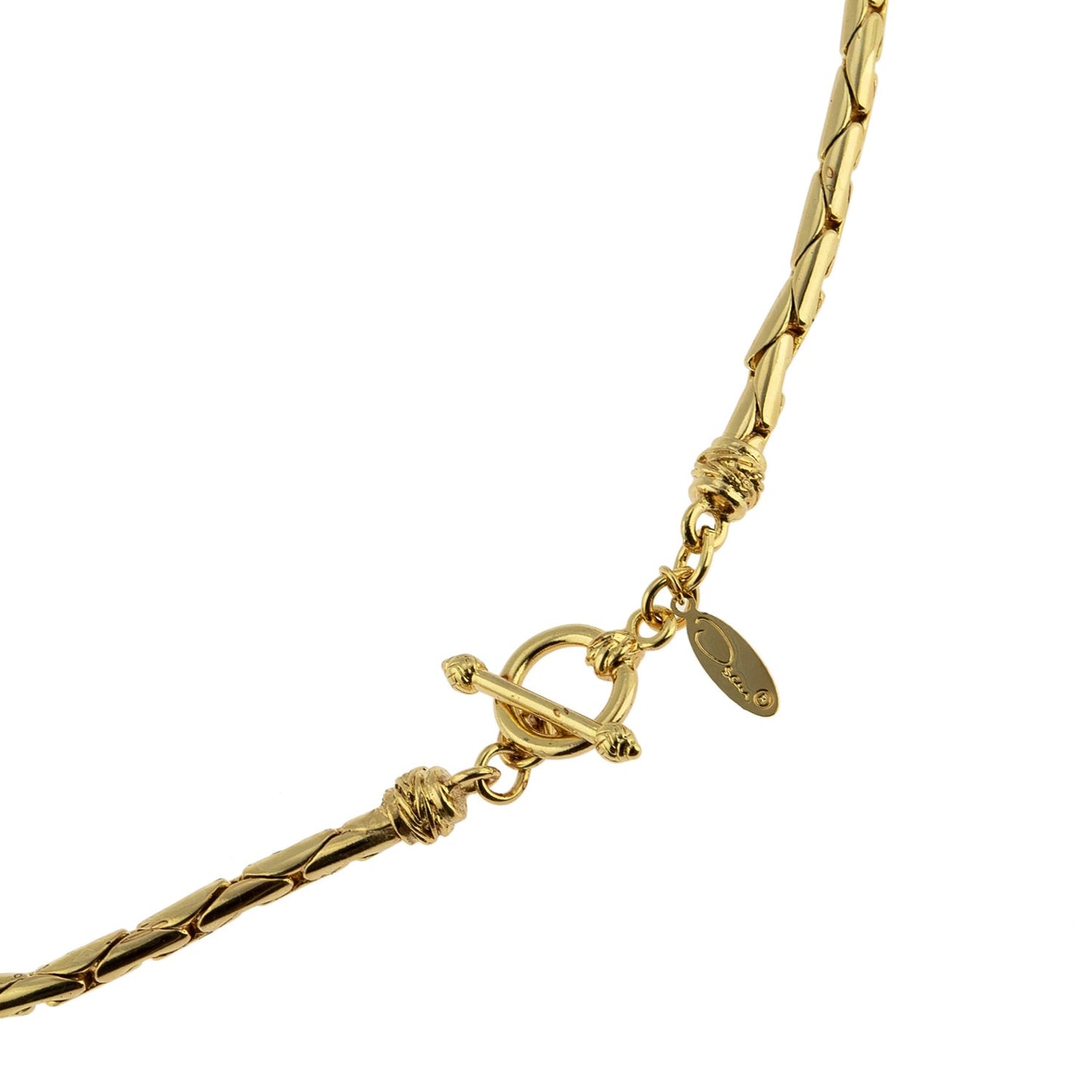 vintage-oscar-de-la-renta-gold-tone-cobra-chain-necklace