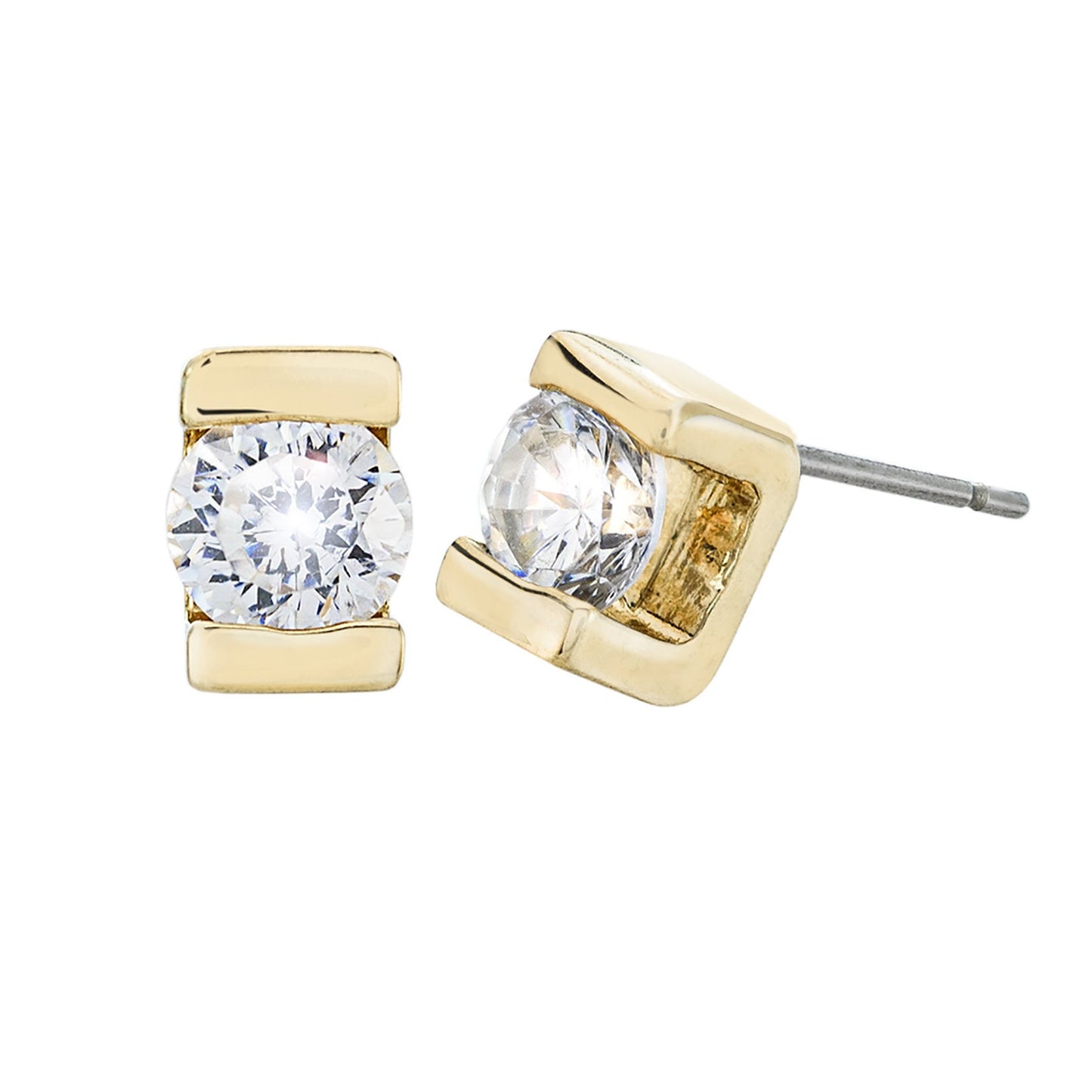 vintage-clear-Austrian-crystal-post-earrings