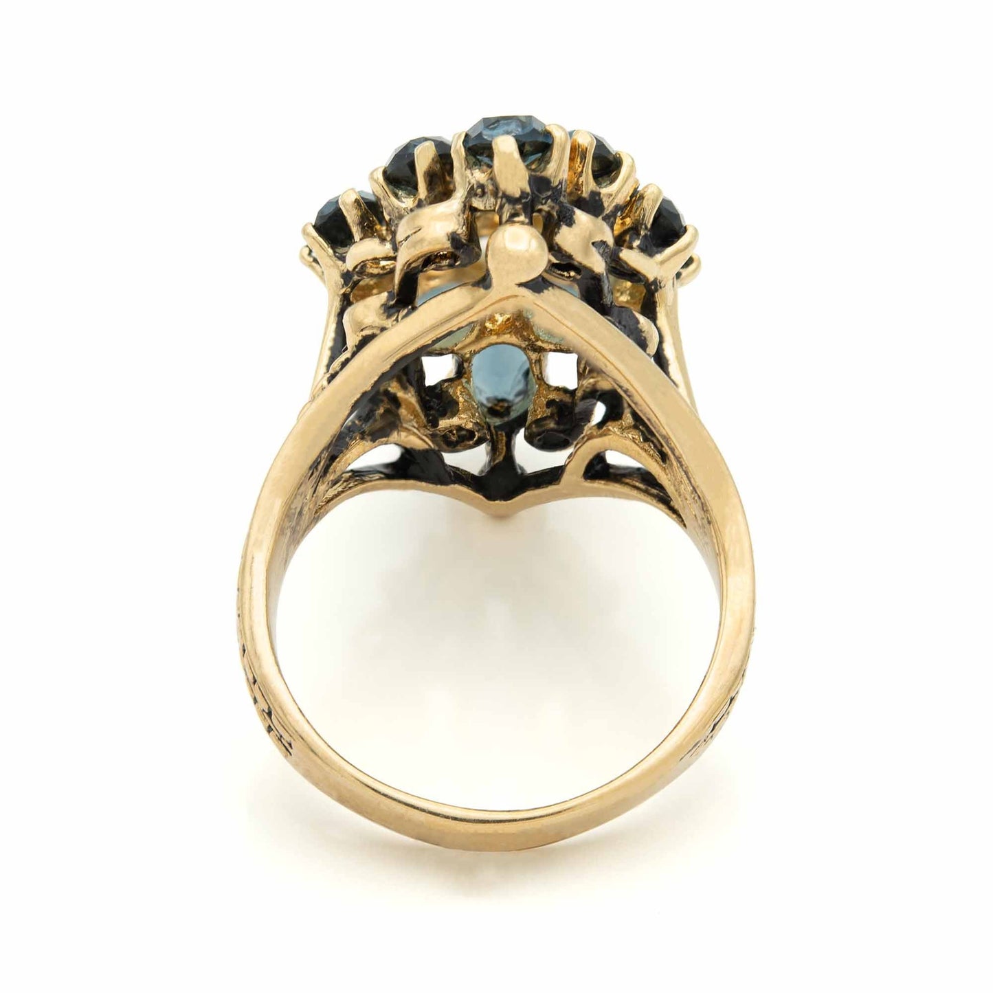 Vintage Jewelry Large Ruby Austrian Crystal Cocktail Ring