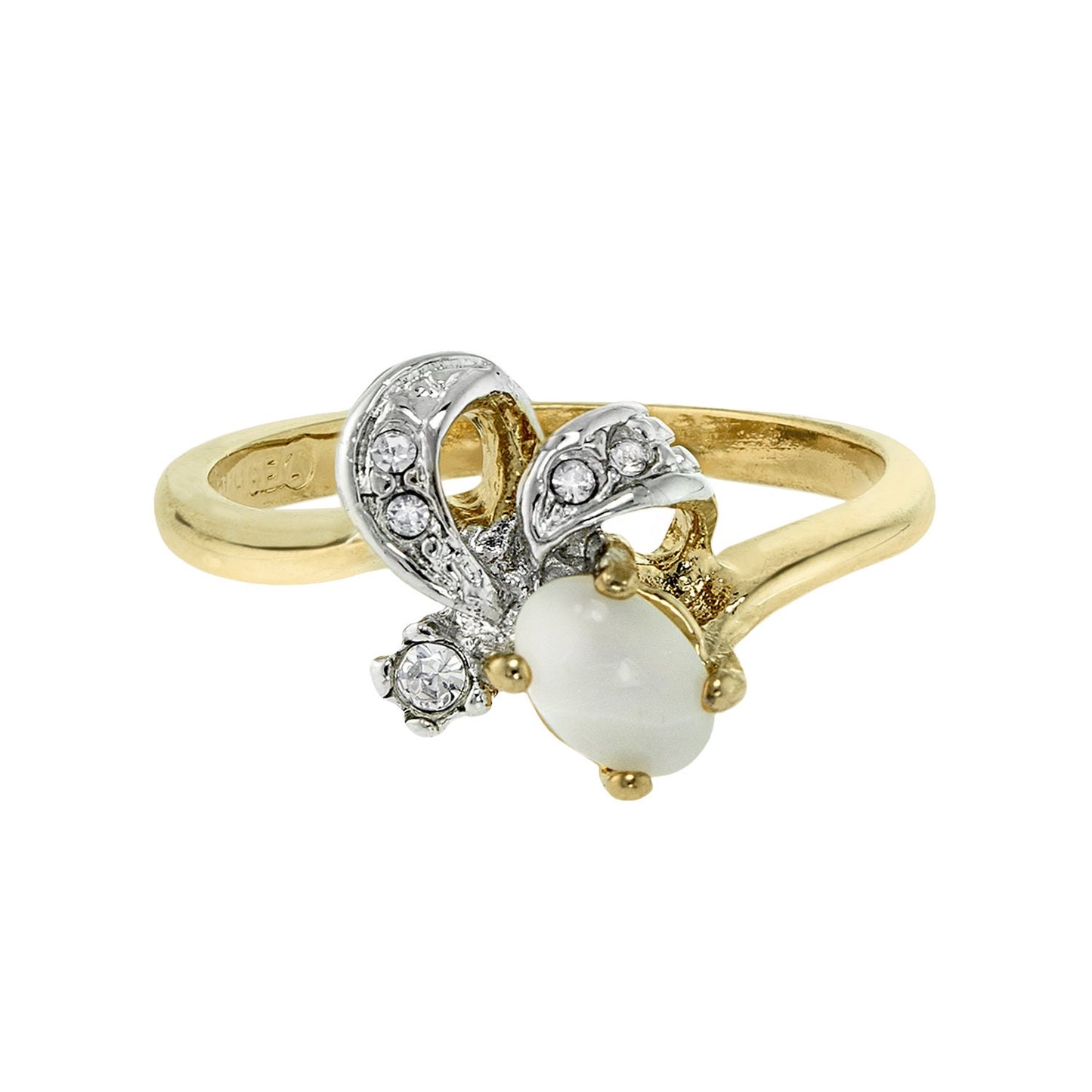 vintage-genuine-opal-clear-Austrian-crystal-ring-gold-plated