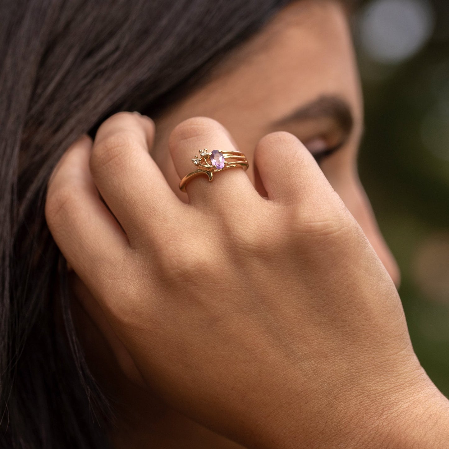 vintage-genuine-amethyst-clear-Austrian-crystals-gold-plated-ring