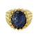 Men's Vintage 18kt Yellow or White Gold Ring. Statement Ring for Men or Women