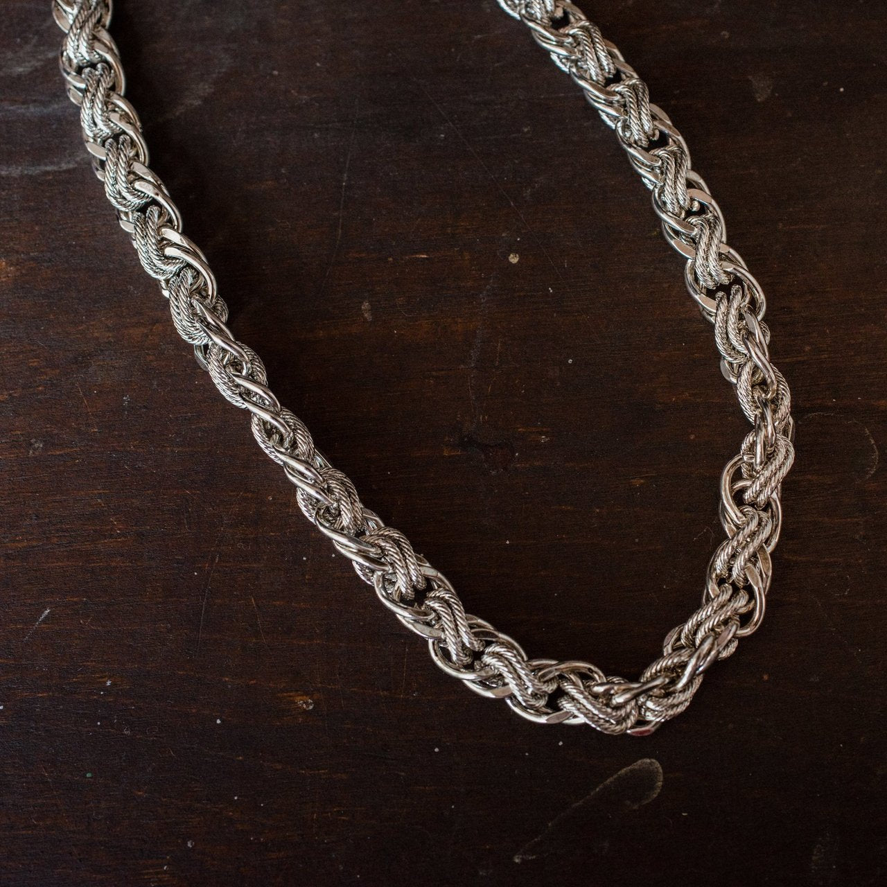 Vintage Oscar de la Renta Linked 18" Necklace