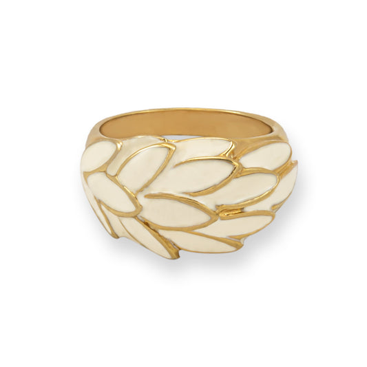 White Enamel Gold / 6