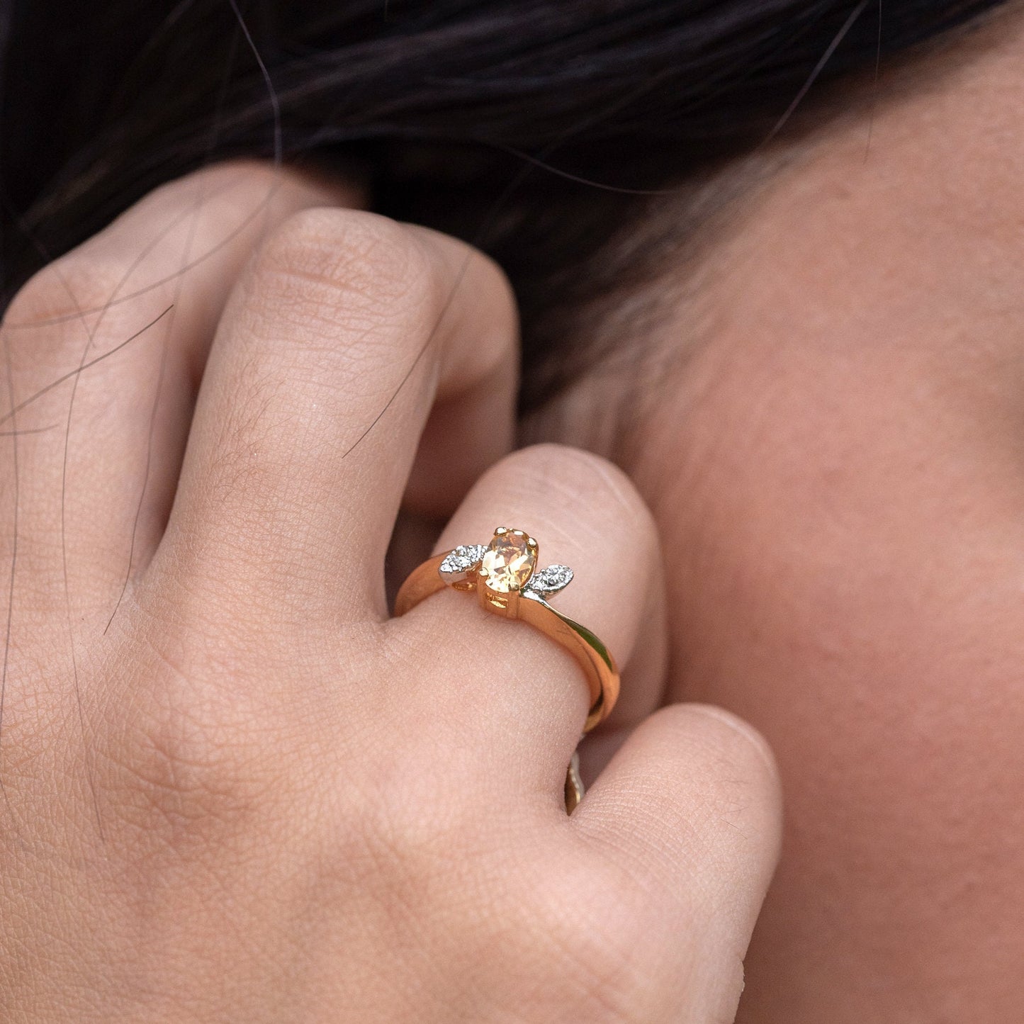 vintage-genuine-citrine-clear-Austrian-crystal-gold-plated-ring