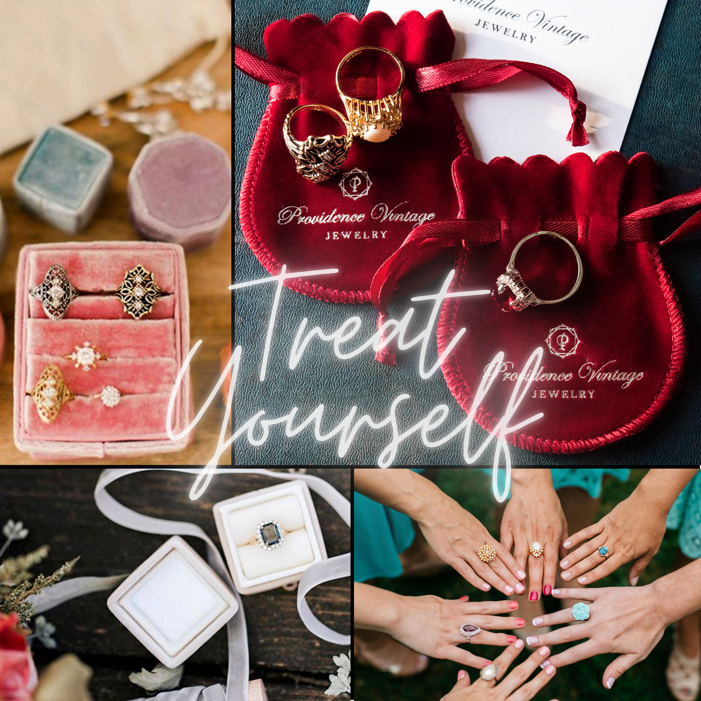 FIVE FOR ONE -Mix of 5 Vintage/Antique Rings for Women We Select Per Your Specifications Made in America - Bulk Pack