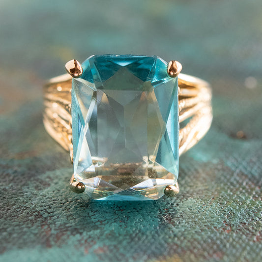 Gold Aquamarine Crystal / 4