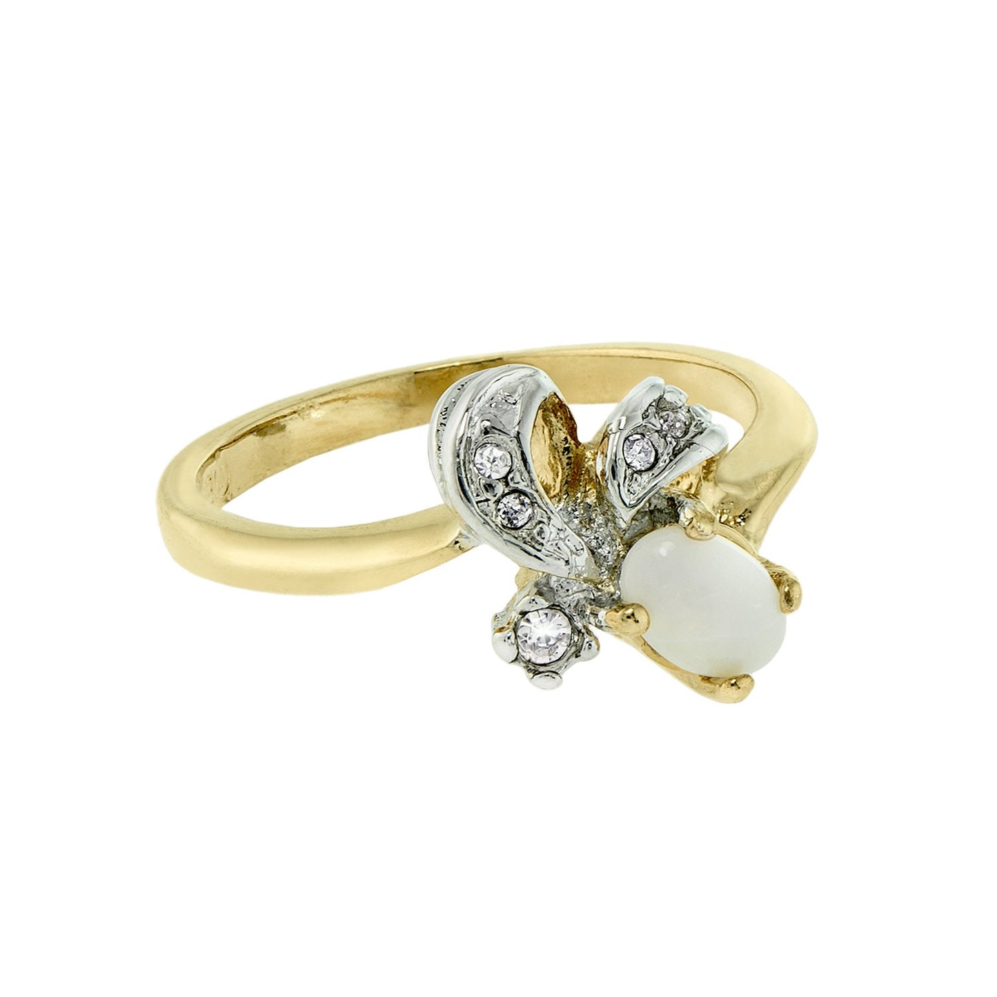 vintage-genuine-opal-clear-Austrian-crystal-ring-gold-plated