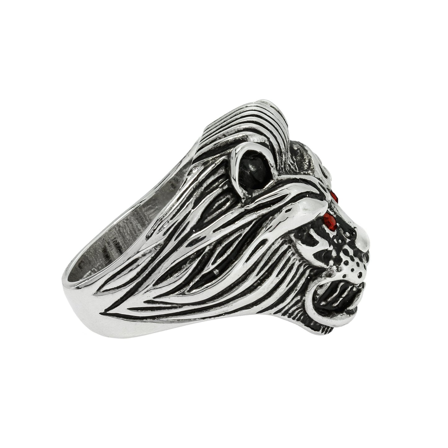 vintage-zodiac-lion-ring-ruby-Austrian-crystals-white-gold-plated