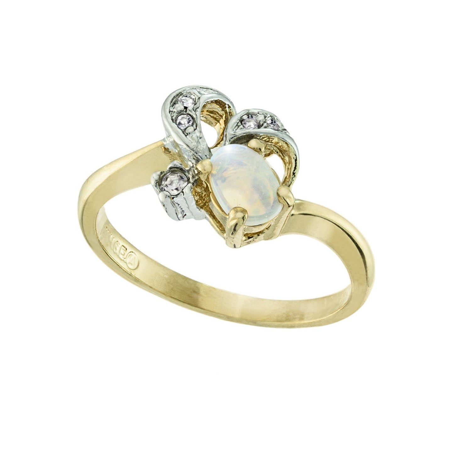 vintage-genuine-jelly-opal-clear-Austrian-crystal-ring-yellow-gold-plated