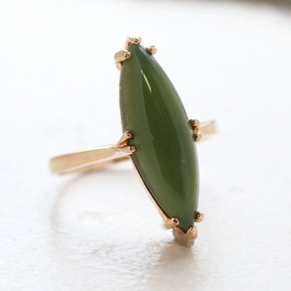 Vintage Ring Real Onyx Ring Antique 18k White Gold Silver Silver Antique Womans Jewelry R1019