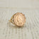 Vintage Ring Indian Head Penny Ring Antique 18k Gold Edwardian Style Handcrafted Coin Jewelry #R137