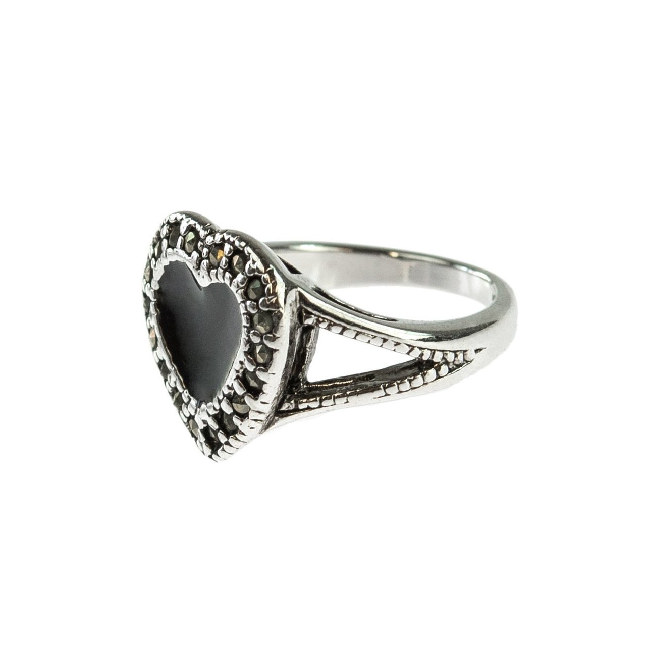 DOUBLE DOSE LOVE - STATEMENT SILVER RING