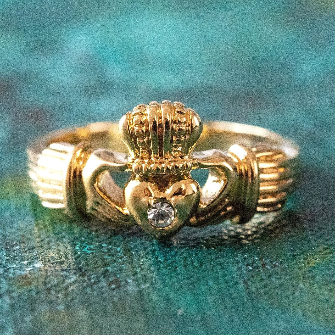 Shanore 14K White Gold Ladies Claddagh Ring Encrusted with Diamonds - Irish  Jewelry | Irish Store | Tipperary Irish Importer | Celtic Jeweler