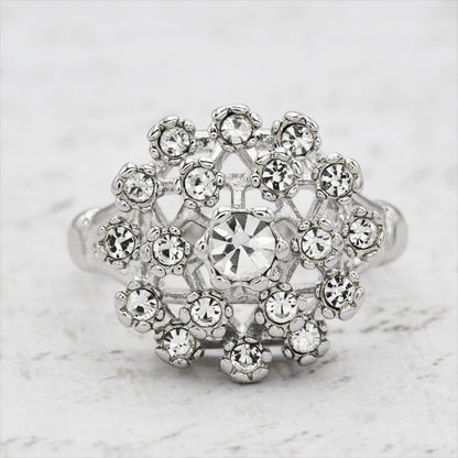 Vintage Ring Pinfire Opal Cluster Antique 18k Gold Cocktail Ring Womans Jewlery Opal Handmade Rings R108