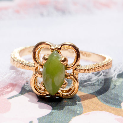 Vintage Ring Austrian Crystal Ring 18k Gold Electroplated Dainty Ring for Women Girls Birthstone Rings