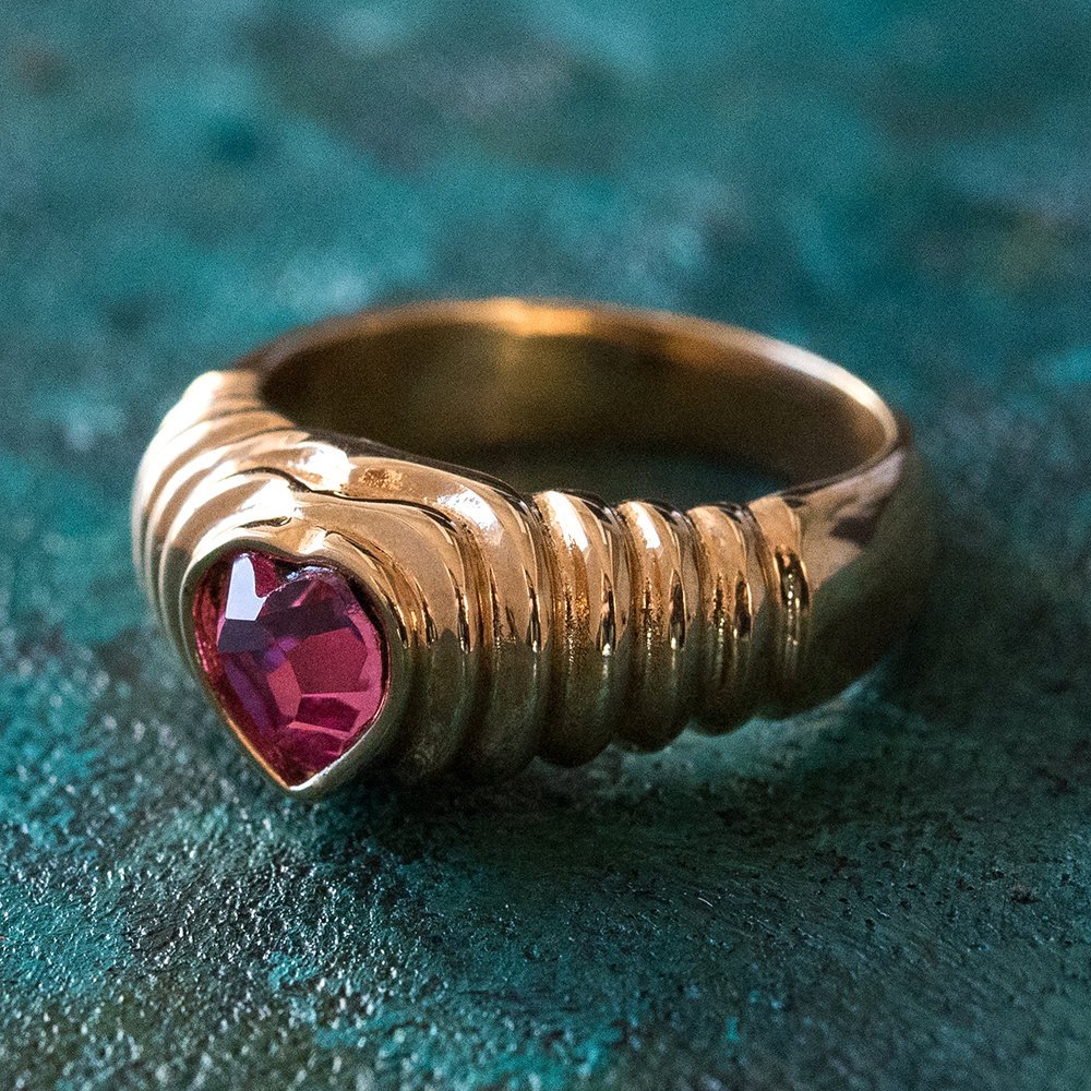 Vintage pink clearance ring