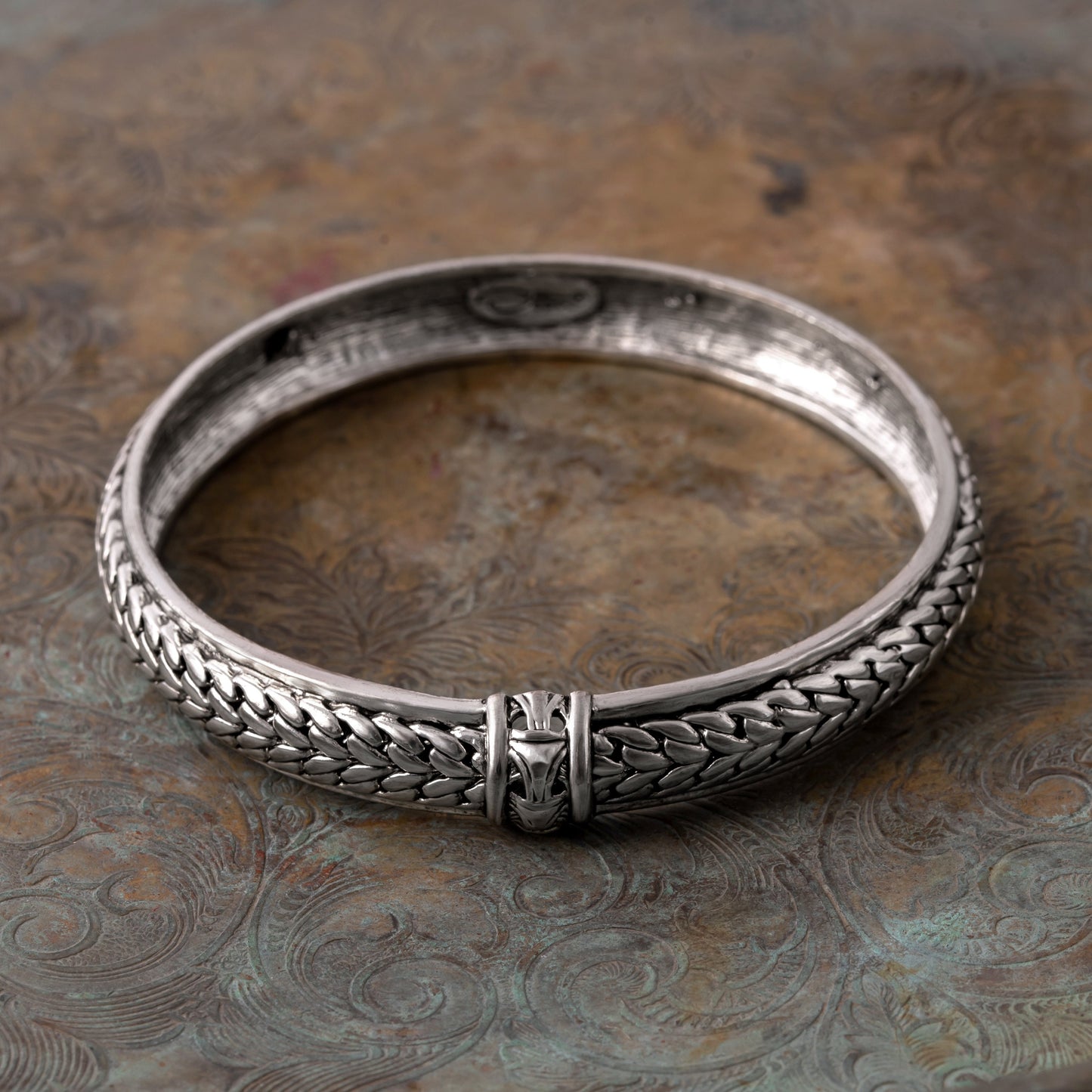 vintage jewelry-silver bracelet-vintge bangle bracelet