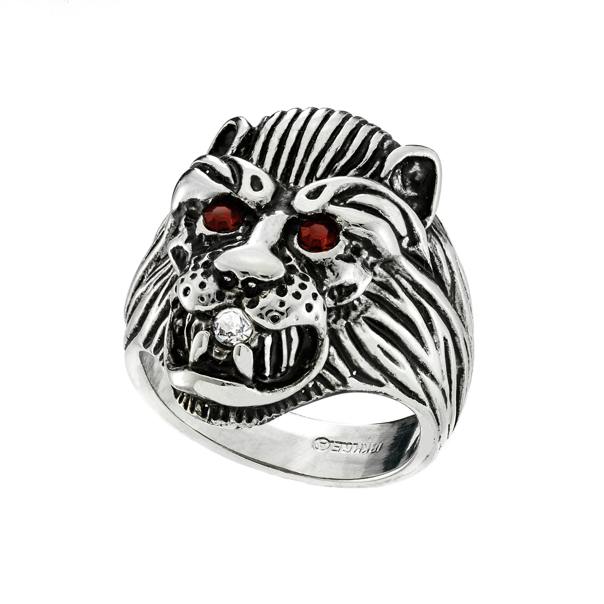 vintage-zodiac-lion-ring-ruby-Austrian-crystals-white-gold-plated