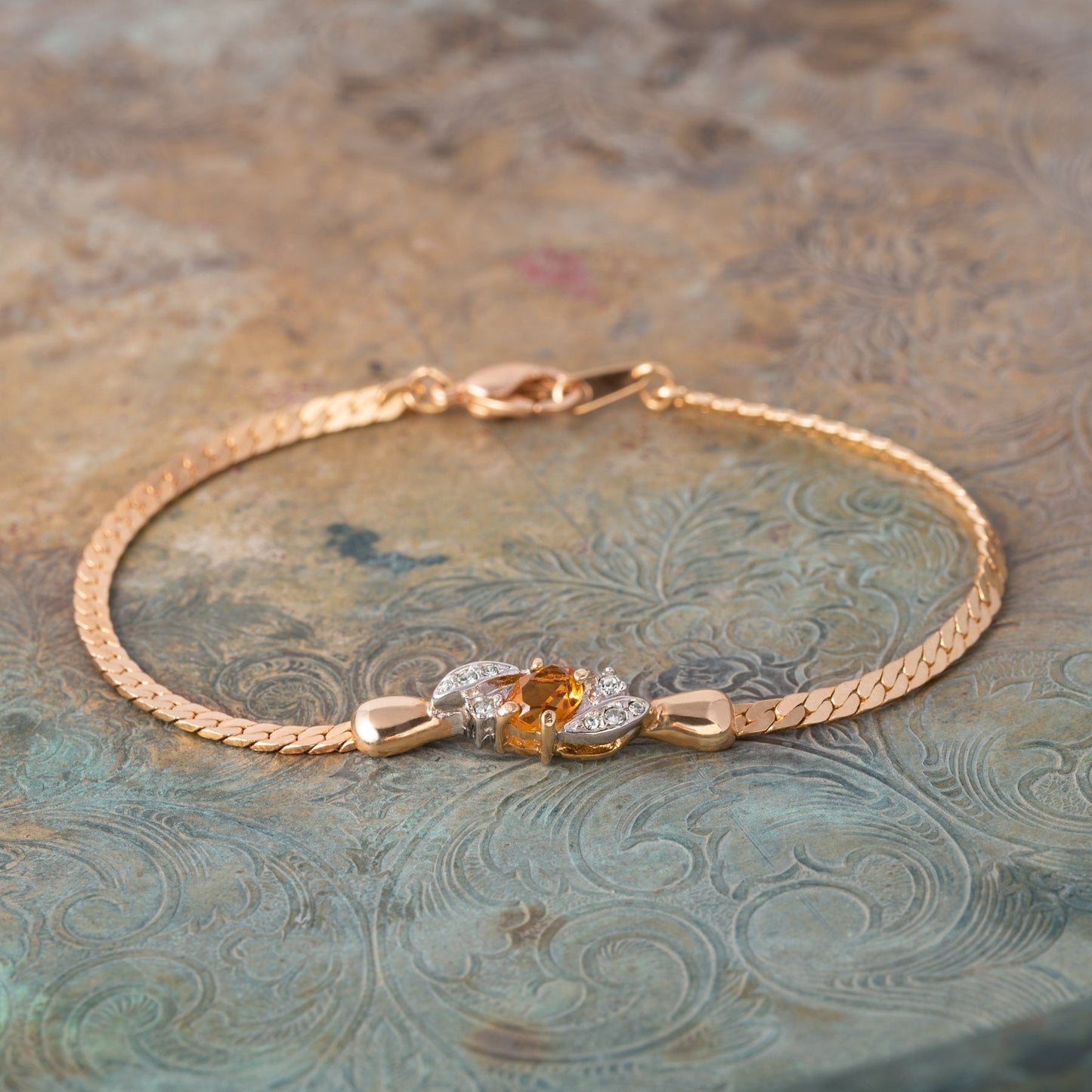 gold bracelet, birthstone jewelry, gifts for women