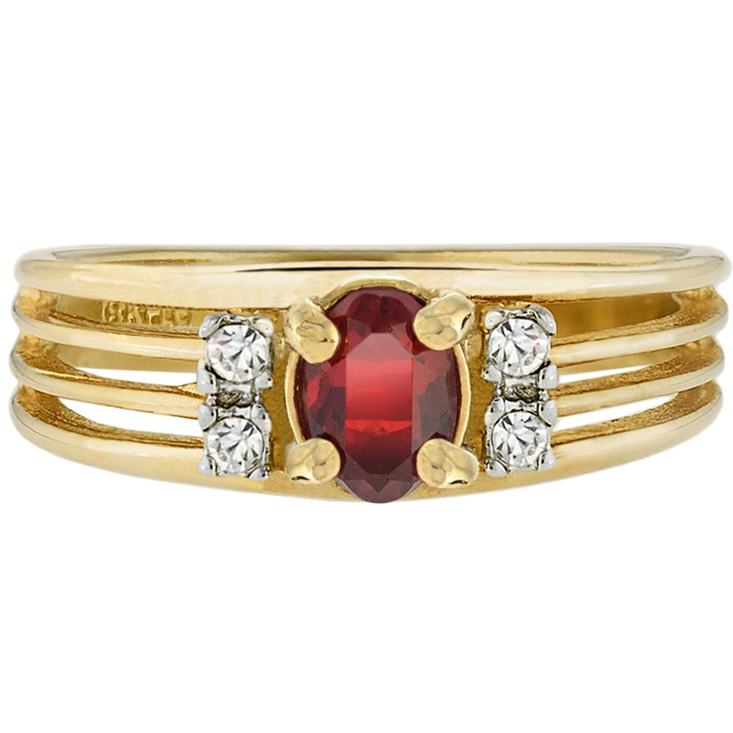 vintage-ruby-clear-Austrian-crystals-yellow-gold-plated-ring