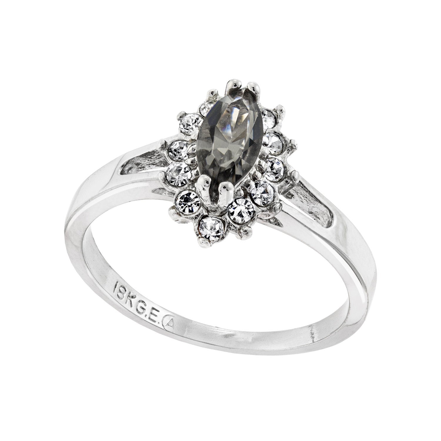 vintage-ring-black-diamond-clear-Austrian-crystal-white-gold-plated