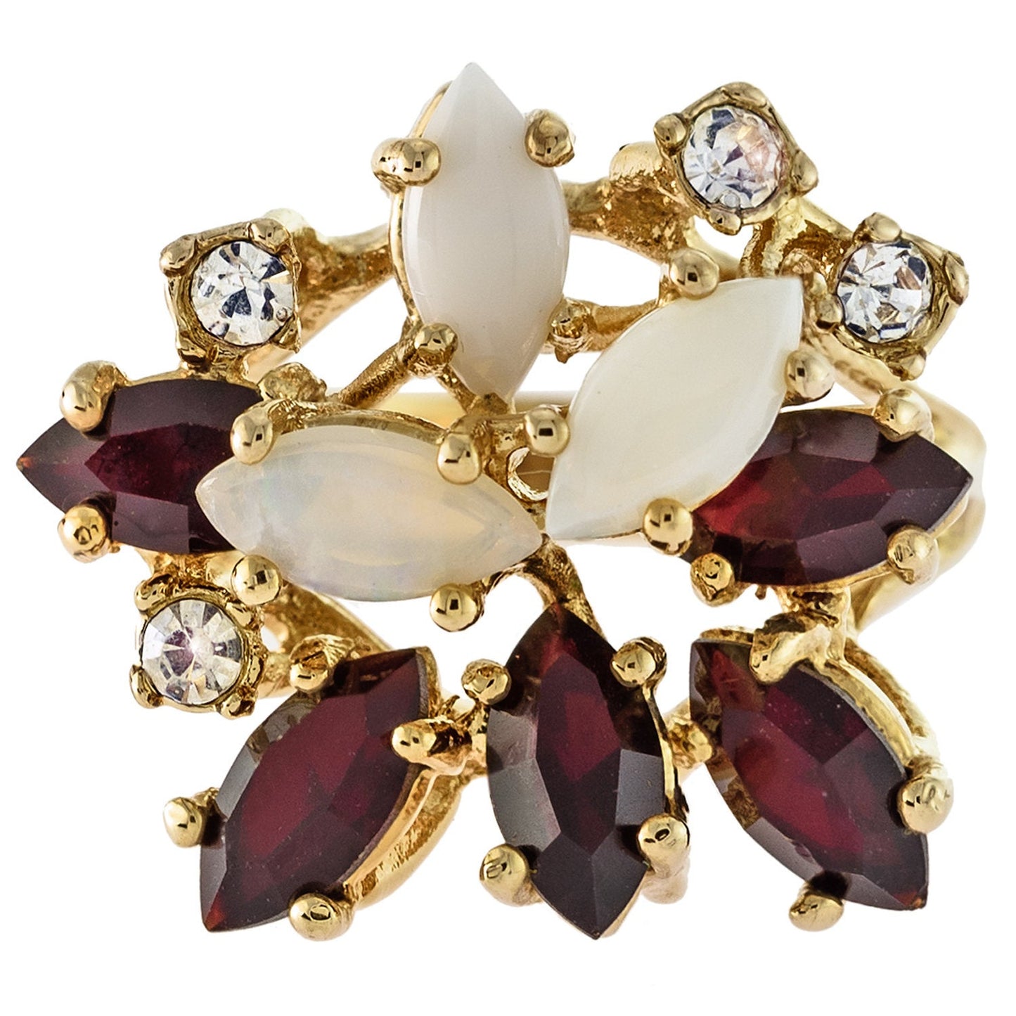 vintage-opal-garnet-clear-Austrian-crystal-ring