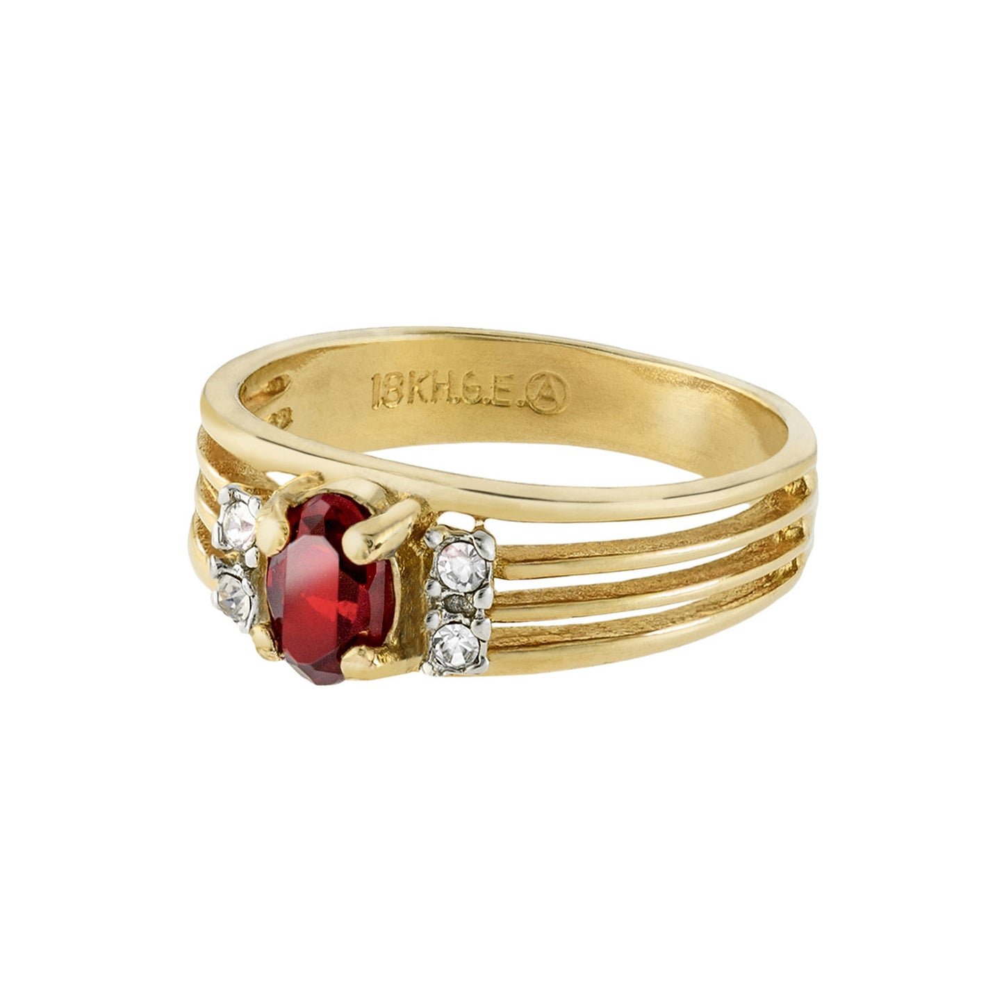 vintage-ruby-clear-Austrian-crystals-yellow-gold-plated-ring