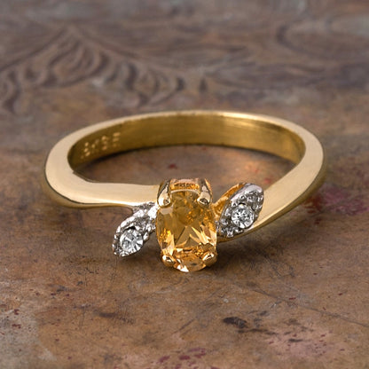 vintage-genuine-citrine-clear-Austrian-crystal-gold-plated-ring