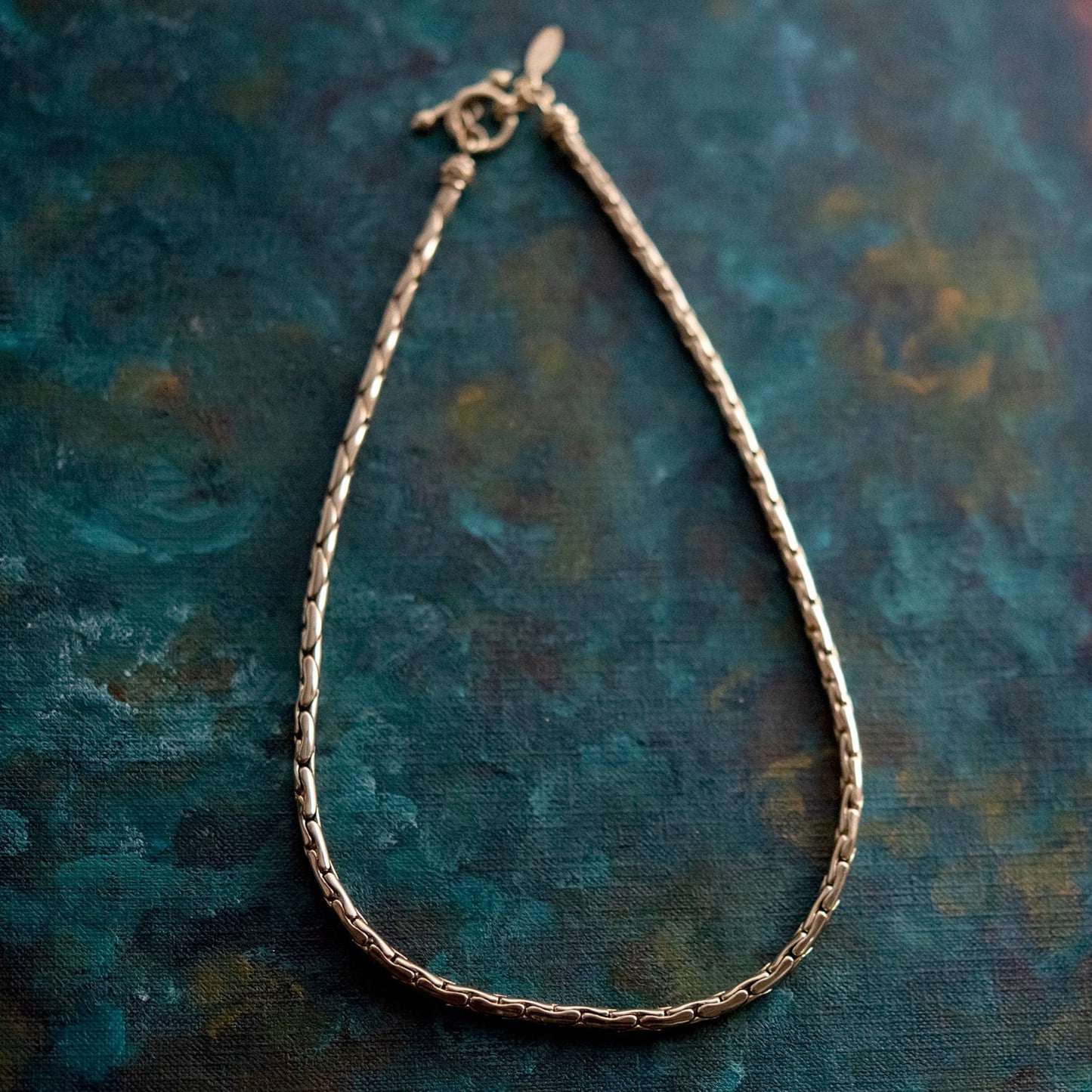 vintage-oscar-de-la-renta-gold-tone-cobra-chain-necklace