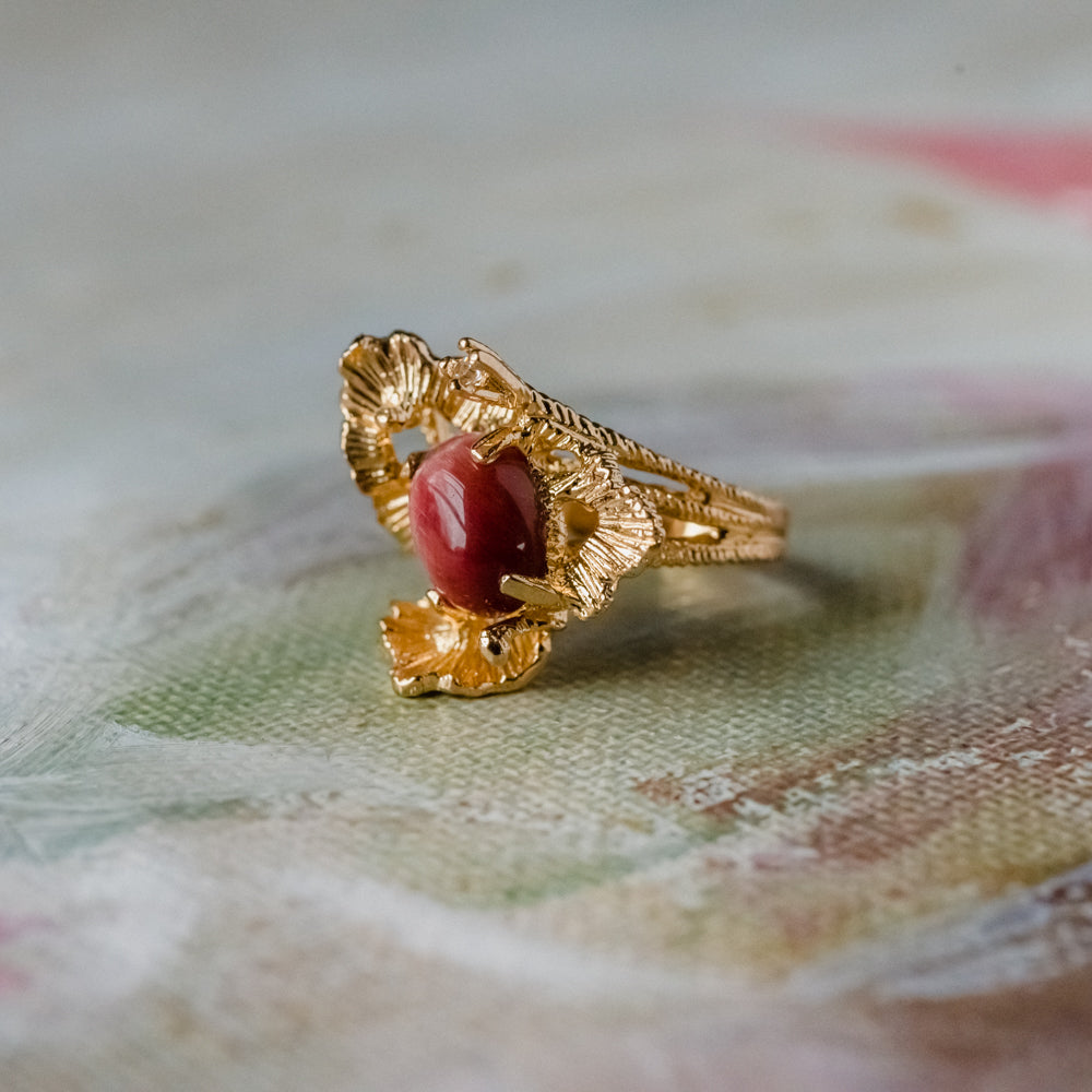 Antique tiger eye deals ring