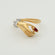 Vintage Austrian Crystals 18k Yellow Gold Matte or Polished Finish Made in USA