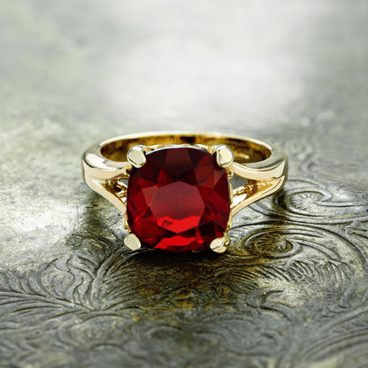 vintage-ruby-Austrian-crystal-yellow-gold-plated-ring
