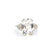 Vintage Ring Clear Swarovski Crystal Ring 18k Gold  R1301