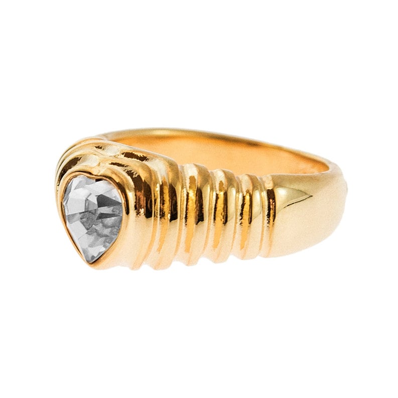 Discover 67+ yellow gold swarovski rings latest