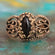 Vintage Ring Genuine Opal Cocktail Ring Antique Opals 18k Gold R144
