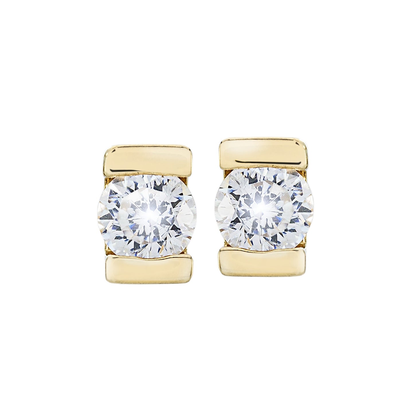 Vintage Earrings Clear Swarovski Crystal Post Earrings Womans Antique Jewelry E3118 - Limited Stock - Never Worn