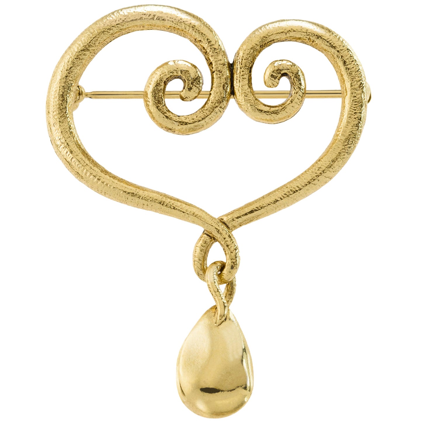 Oscar de la Renta Vintage Ring Swirl Pin OSP-HEART - Limited Stock - Never Worn