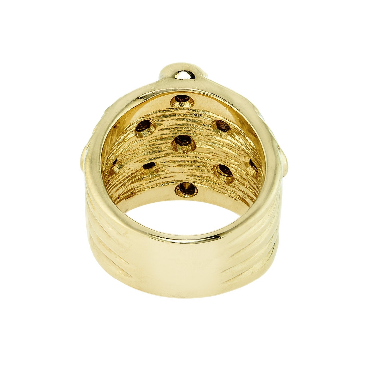 Gold Swarovski® Crystal Open Ring - CHARLES & KEITH US