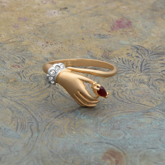 Clear Crystal Ruby Matte / 5