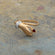 Vintage Ring Austrian Crystals 18k Brushed or Polished Gold Woman's Antique Jewelry Victorian Boho Dainty Rings R2964