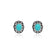 Vintage Black Onyx and Clear Austrian Crystal Post Earrings Antique White Gold Silver Plating Jewelry E2425-OW