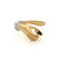 Vintage Ring Austrian Crystals 18k Brushed or Polished Gold Woman's Antique Jewelry Victorian Boho Dainty Rings R2964