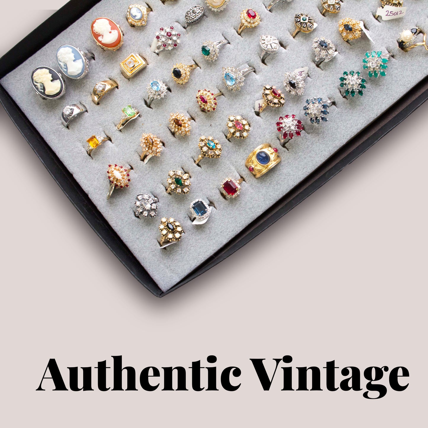 FIVE FOR ONE - Unique Mix of 5 Vintage/Antique Rings for Women