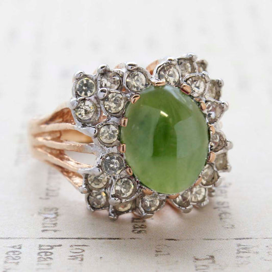 Gold Clear Crystal Jade / 5